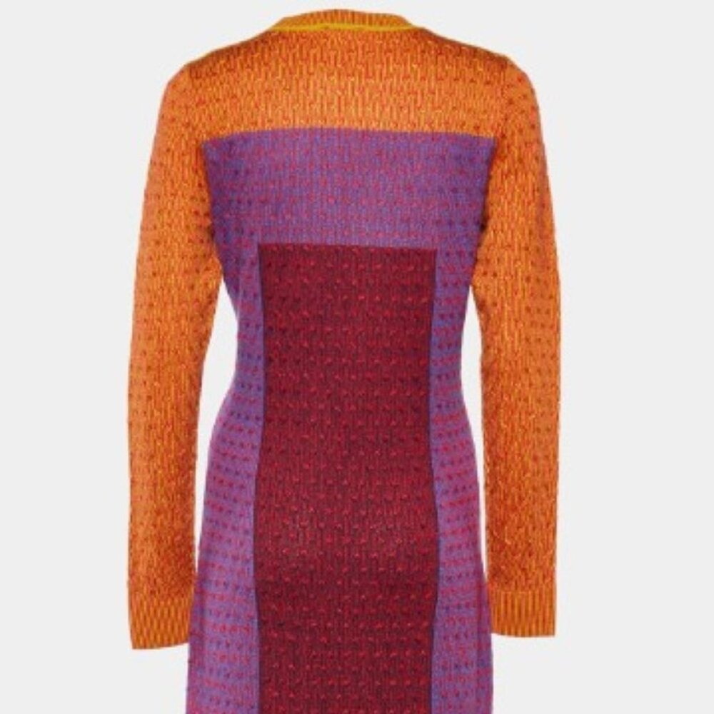 Kenzo - Multicolor Patterned Knit Wool Long Sleev… - image 3